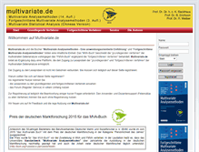 Tablet Screenshot of multivariate.de